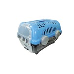 Ficha técnica e caractérísticas do produto Caixa de Transporte Furacão Pet Luxo Nº1 - Azul