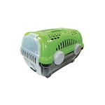 Ficha técnica e caractérísticas do produto Caixa de Transporte Furacão Pet Luxo N1, Verde