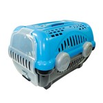 Ficha técnica e caractérísticas do produto Caixa de Transporte Furacão Pet Luxo para Cães - Azul