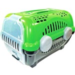 Ficha técnica e caractérísticas do produto Caixa de Transporte Furacão Pet Luxo Verde- Tam.01