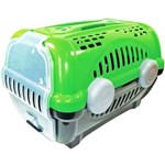 Ficha técnica e caractérísticas do produto Caixa de Transporte Furacão Pet Luxo Verde - Tam. 1 - Tam. 1 - Verde