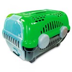 Ficha técnica e caractérísticas do produto Caixa de Transporte Furacão Pet Luxo Verde