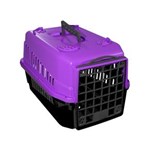 Ficha técnica e caractérísticas do produto Caixa de Transporte N.2 Cão Cachorro Gato Pequena Lilas