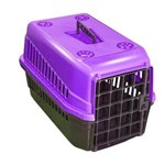 Ficha técnica e caractérísticas do produto Caixa de Transporte N3 para Cães e Gatos Grande Lilas