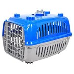 Ficha técnica e caractérísticas do produto Caixa de Transporte para Gatos e Cães N 1 Burdog - Azul