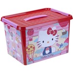 Ficha técnica e caractérísticas do produto Caixa Decorada com Alça Hello Kitty 22L Vermelha - Monte Libano
