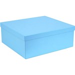 Ficha técnica e caractérísticas do produto Caixa Decorativa e Presente GG Azul Turquesa - Joy Paper