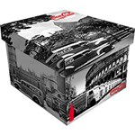 Ficha técnica e caractérísticas do produto Caixa Desmontável de Plástico Coca-Cola Landscape World 35x27cm - Urban
