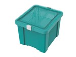 Ficha técnica e caractérísticas do produto Caixa Laundry 30L Verde Laundry - Cor Verde Laundry - Tramontina