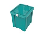 Ficha técnica e caractérísticas do produto Caixa Laundry 42L Verde Laundry - Cor Verde Laundry - Tramontina