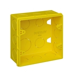 Ficha técnica e caractérísticas do produto Caixa Luz 4 X 4 Plástica Amarela Fortlev Com 12