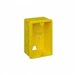 Ficha técnica e caractérísticas do produto Caixa Luz 2 X 4 Plástica Amarela Fortlev com 20