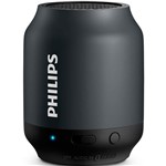 Ficha técnica e caractérísticas do produto Caixa Multimídia 2W Bluetooth BT50BX/78 Preta - Philips - Philips
