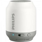 Ficha técnica e caractérísticas do produto Caixa Multimídia 2W Bluetooth Philips Bt50Wx/78 Branca e Cinza