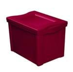 Ficha técnica e caractérísticas do produto Caixa Organizadora 30,7x42,5x30,5cm Vermelha 30L Radical Color Ordene