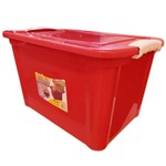 Ficha técnica e caractérísticas do produto Caixa Organizadora 20 Litros Vermelha Agraplast