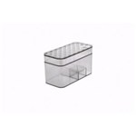 Ficha técnica e caractérísticas do produto Caixa Organizadora Box Dupla Transparente Multiuso ou
