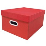 Ficha técnica e caractérísticas do produto Caixa Organizadora Boxmania Office Desmontável 4304008 - Vermelho