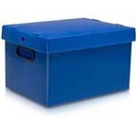Ficha técnica e caractérísticas do produto Caixa Organizadora Desmontável M Azul - Prontobox