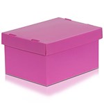 Ficha técnica e caractérísticas do produto Caixa Organizadora Desmontável Mini Rosa