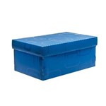 Ficha técnica e caractérísticas do produto Caixa Organizadora Mini Dello Azul