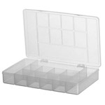 Ficha técnica e caractérísticas do produto Caixa Organizadora Multiuso 11 Divisórias Plástico Bijuteria