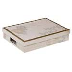 Ficha técnica e caractérísticas do produto Caixa Organizadora Papelão Branca 7x25x34cm Post Card Boxgraphia