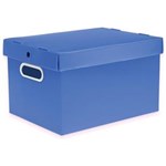 Ficha técnica e caractérísticas do produto Caixa Organizadora Prontobox Azul 360X265X230 Md Polycart