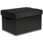 Caixa Organizadora Prontobox Preta 360x265x230 Md