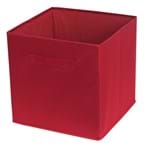 Ficha técnica e caractérísticas do produto Caixa Organizadora Tecido Vermelho 31x31x31cm Tecido Importado