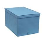 Ficha técnica e caractérísticas do produto Caixa Organizadora TNT Azul 32,5x34,5x43,5cm Spaceo