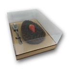 Caixa Ovo de Colher Kraft - 500g - 100 Unidades