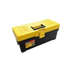 Ficha técnica e caractérísticas do produto Caixa para Ferramentas em Plástico 17' Preta e Amarela