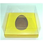 Ficha técnica e caractérísticas do produto Caixa para Ovo de Colher 250gr Amarelo 17x17x9 com 10