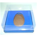 Ficha técnica e caractérísticas do produto Caixa para Ovo de Colher 250gr Azul 17x17x9 com 10