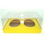 Ficha técnica e caractérísticas do produto Caixa para Ovo de Colher (2x250gr) Amarelo 22x15,5x9 com 08