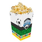Ficha técnica e caractérísticas do produto Caixa para Pipoca Futebol 8 Unidades Festcolor