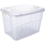 Ficha técnica e caractérísticas do produto Caixa Plastica Multiuso GRAN BOX ALTA Incolor 29L - eu Quero Eletro