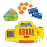 Ficha técnica e caractérísticas do produto Caixa Registradora Infantil Amarelo 3109 Homeplay