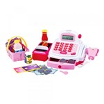 Ficha técnica e caractérísticas do produto Caixa Registradora Infantil Rosa - Dm Toys - Dmtoys
