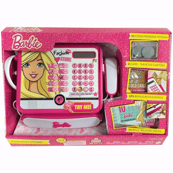 Ficha técnica e caractérísticas do produto Caixa Registradora Luxo Barbie 72749 - Fun