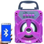 Ficha técnica e caractérísticas do produto Caixa Som Amplificada Portátil Bluetooth Tws Mp3 Fm Usb Aux Sd Bateria 8W Rms Grasep D-BH1064 Pink