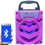 Ficha técnica e caractérísticas do produto Caixa Som Amplificada Portátil Bluetooth Tws Mp3 Fm Usb Aux Sd Bateria 8W Rms Grasep D-BH1065 Pink