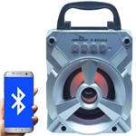 Ficha técnica e caractérísticas do produto Caixa Som Amplificada Portátil Bluetooth Tws Mp3 Fm Usb Aux Sd Bateria 8W Rms Grasep D-BH1064 Prata