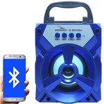 Caixa Som Amplificada Portátil Bluetooth Tws Mp3 Fm Usb Sd Aux P2 Bateria 8W Rms Grasep D-BH1064