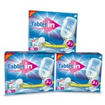 Ficha técnica e caractérísticas do produto 3 Caixas Tabletin Lava Louças em Pastilha 3x1