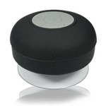 Caixinha de Som Speaker Bluetooth Prova Dagua Chuveiro Banheiro Cor Preta