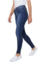 Ficha técnica e caractérísticas do produto CalÃ§a Jeans Lunender Skinny Lisa Azul - Azul - Feminino - AlgodÃ£o - Dafiti