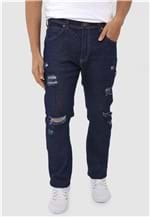 Ficha técnica e caractérísticas do produto CalÃ§a Jeans Wrangler Slim Larston Azul - Azul - Masculino - AlgodÃ£o - Dafiti