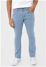 Ficha técnica e caractérísticas do produto CalÃ§a Jeans Wrangler Slim Pespontos Azul - Azul - Masculino - AlgodÃ£o - Dafiti